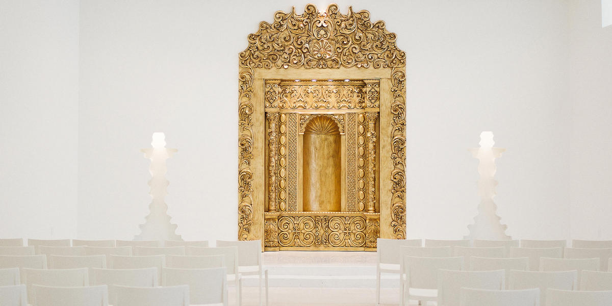 hand carved gilded altar